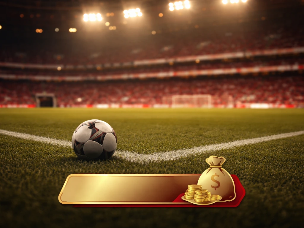 Benfica match-day stadium scene with a single anchored visual callout about dominant club salary.